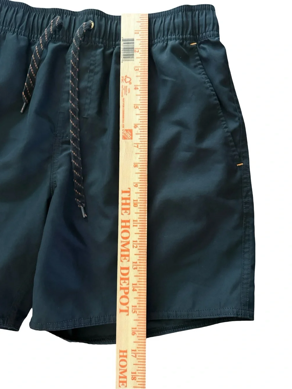 Captain Fin Walk Down Trunks Black Elastic Waist Swim Shorts Men’s Medium